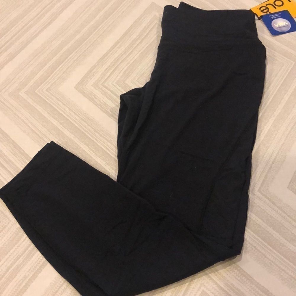 Lole Women’s Black Studio High Waist Ankle Length Leggings, Size L